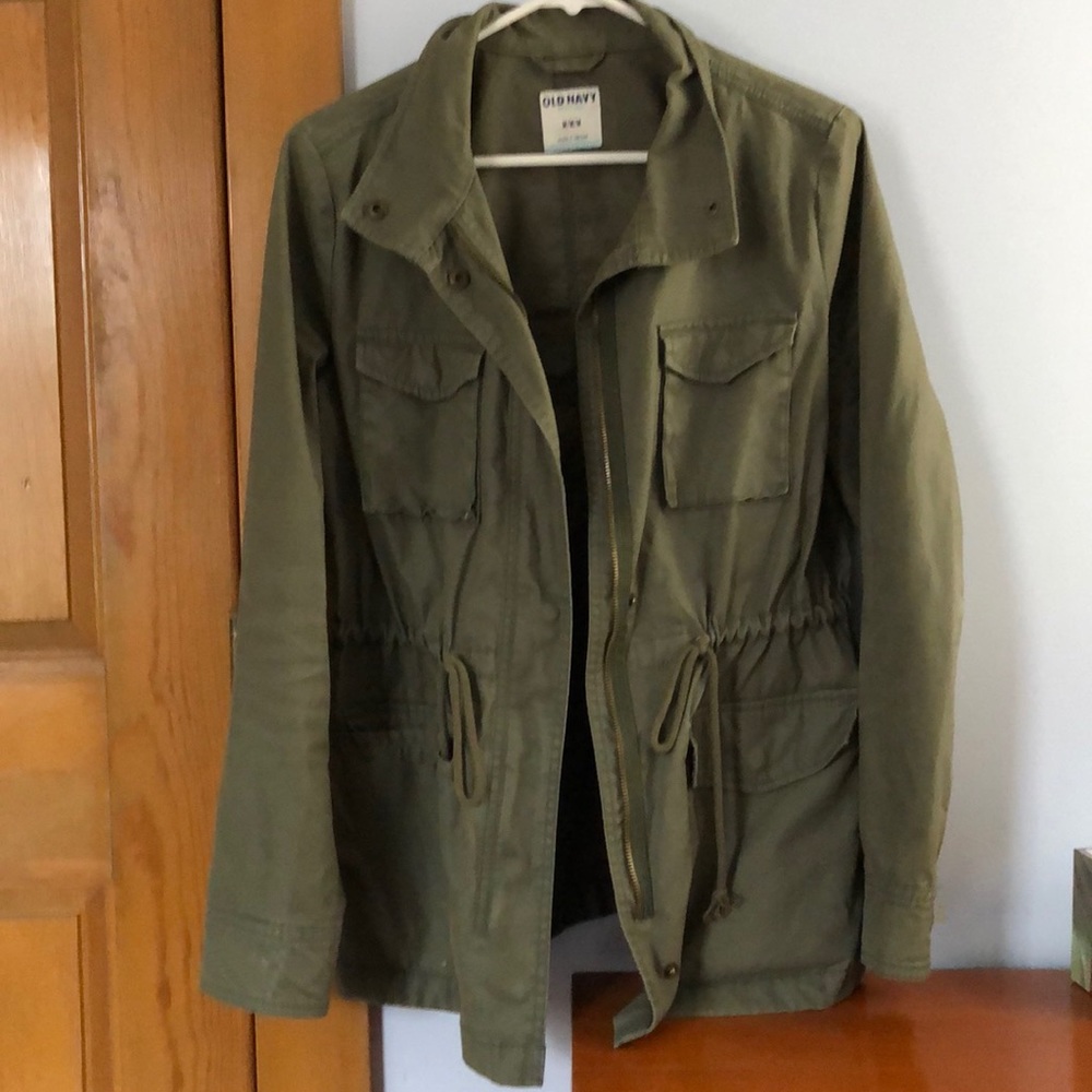 Olive green army jacket